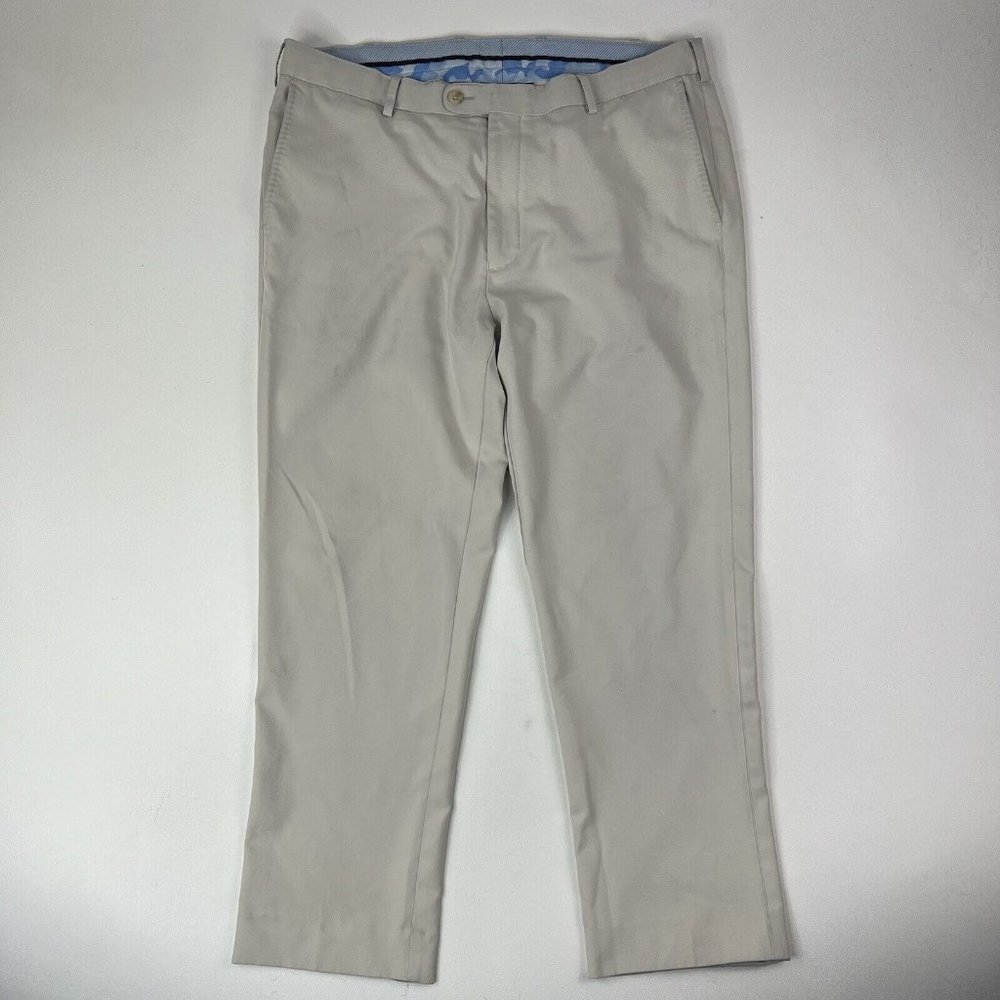 Current Peter Millar Tan Polyester Performance Ch… - image 1